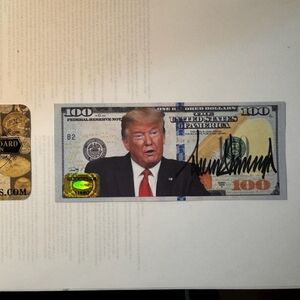President Donald Trump Autograph With COA